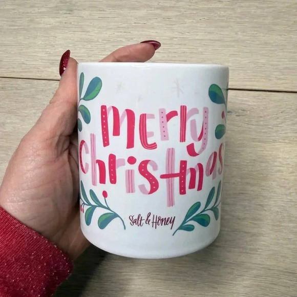 Merry Christmas Hand Painted Mug - Picture 1 of 6